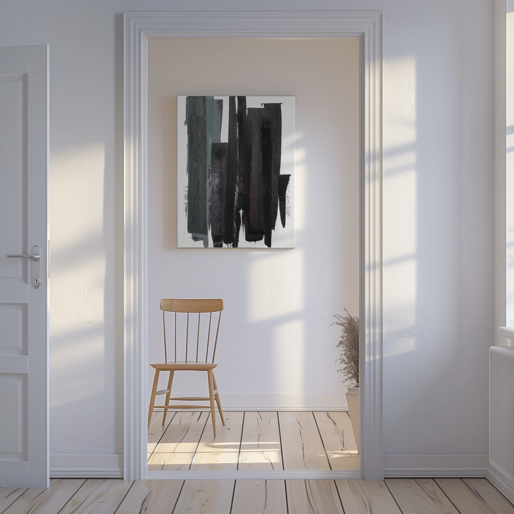 Stark Vertical Flow | Canvas