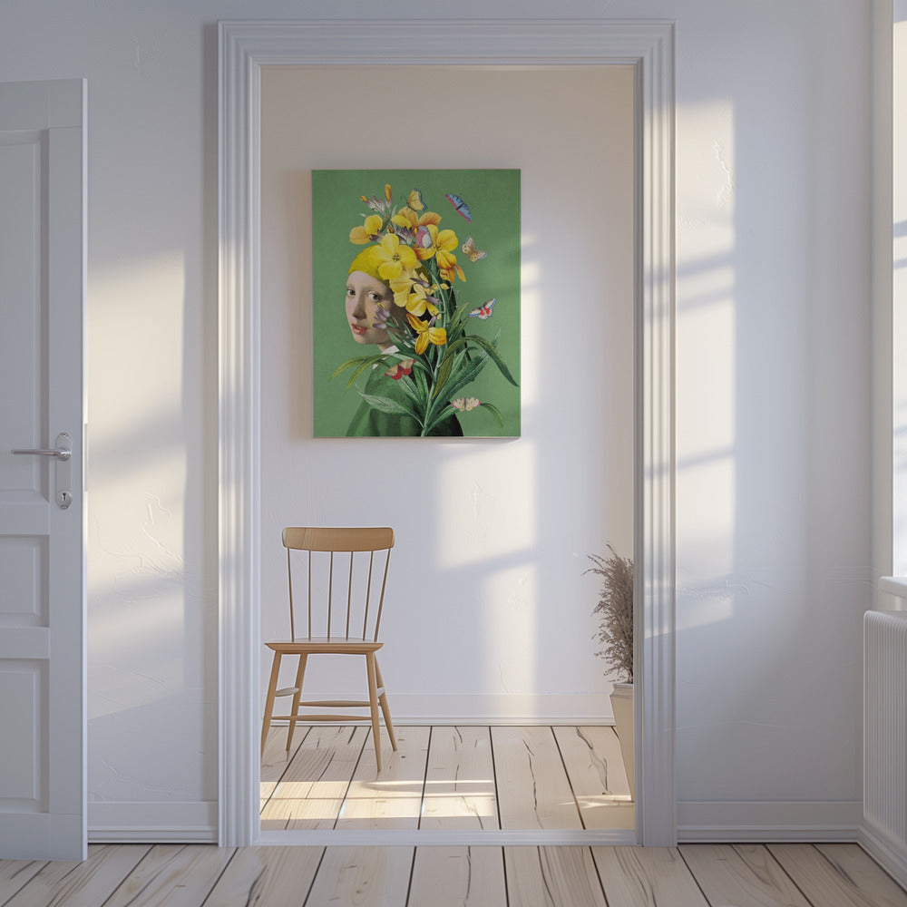 Girl With Pearl Earring   the Springtime Edition Ii | Canvas