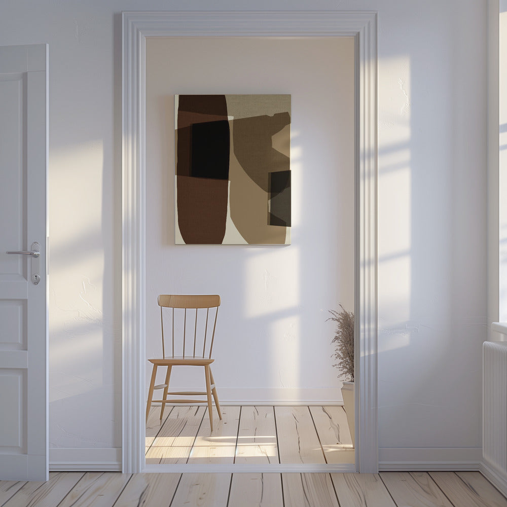 Geometric Shapes And Earthy Tones | Canvas