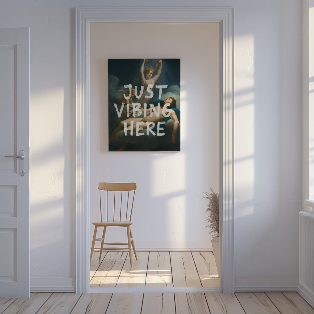 Just Vibing Here | Canvas