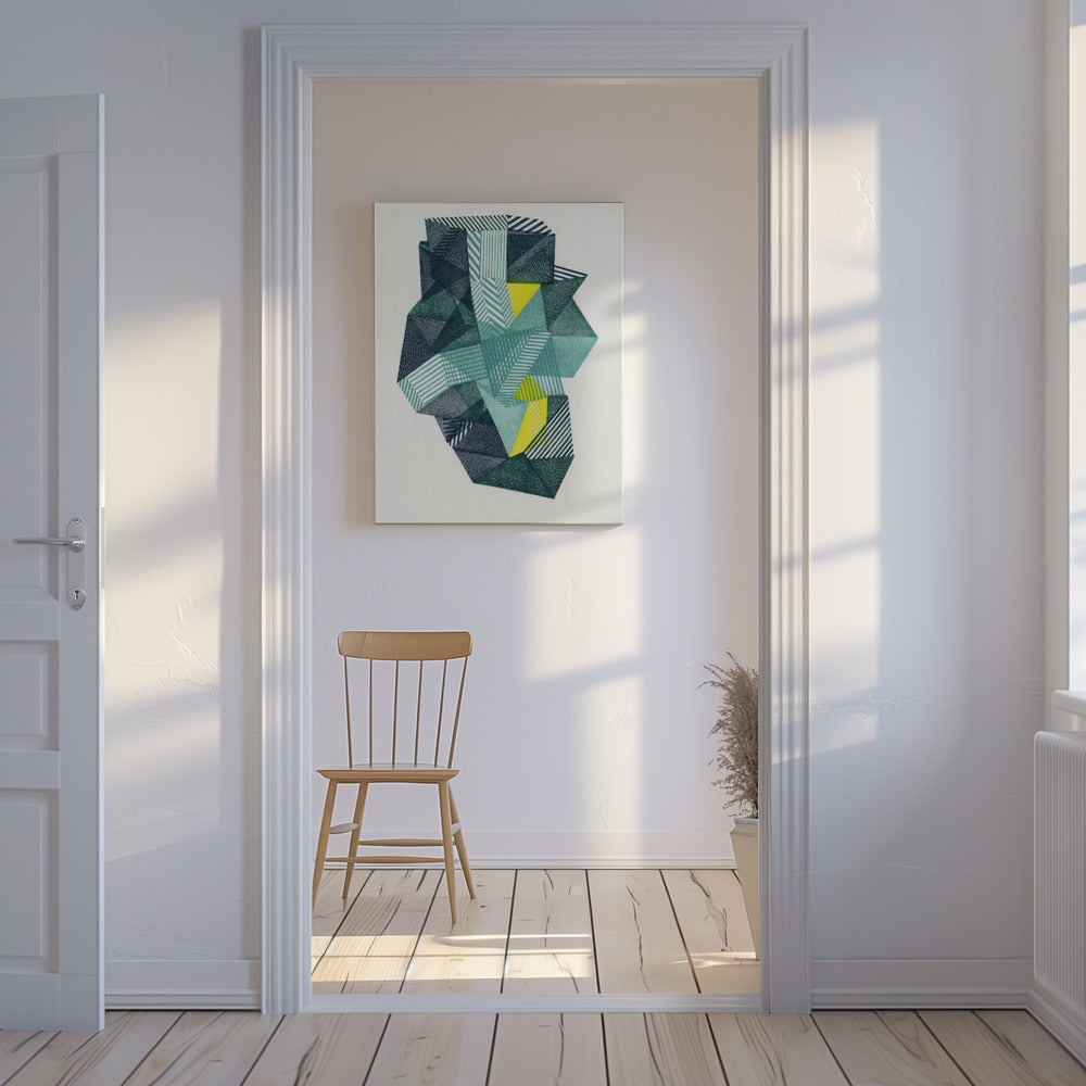 Polygonal shape IV. | Canvas