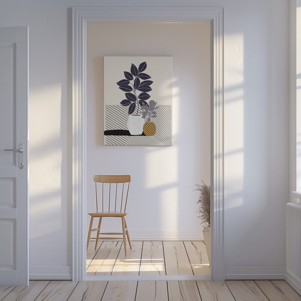 Vase B By Catsanddotz 5 To 7 30 X 42 Inches L | Canvas