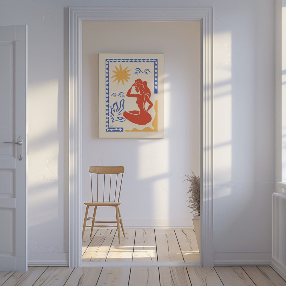 Sunbath (Trichromatic) | Canvas