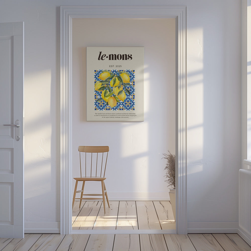 Lemons Beige | Canvas