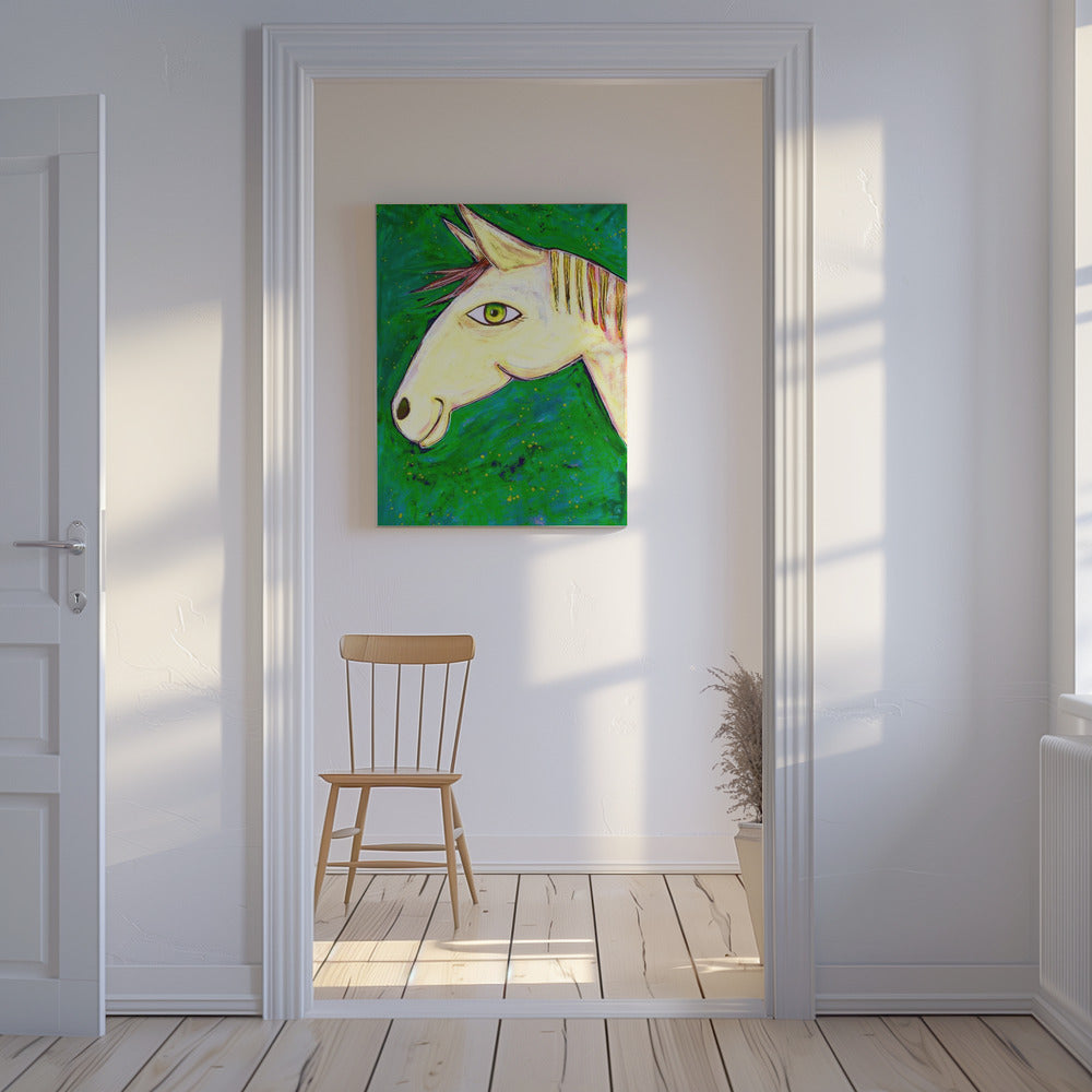 Dreaming of Horses Green | Canvas