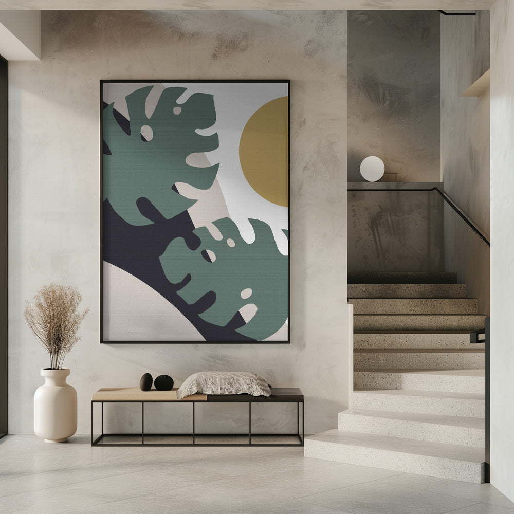 Monstera Cut Out 01 | Poster