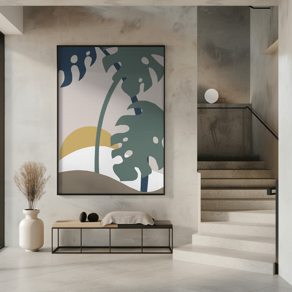 Monstera Cut Out 02 | Poster