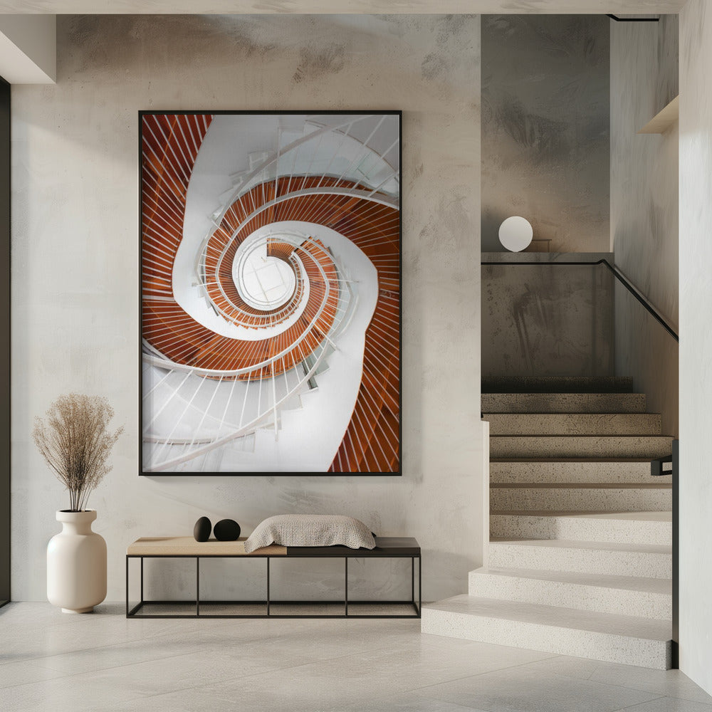 木制螺旋楼梯 | Poster