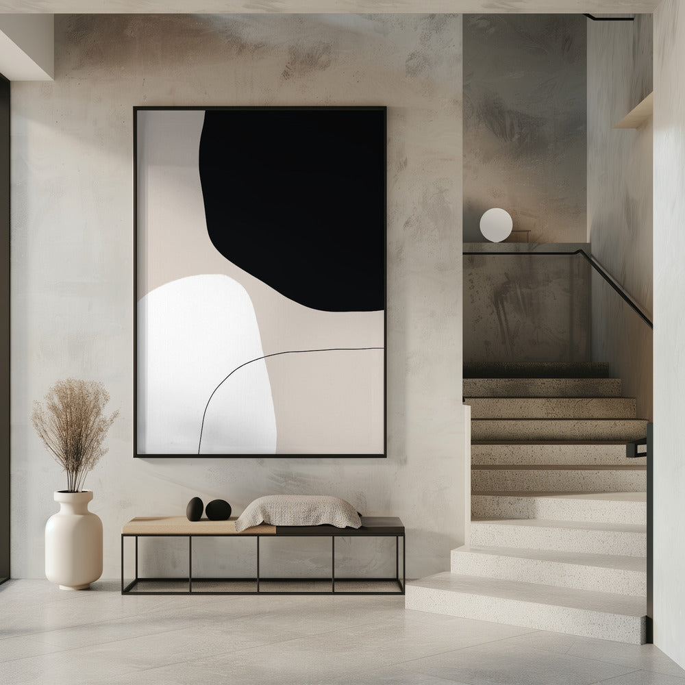 Monochrome Shapes | Poster