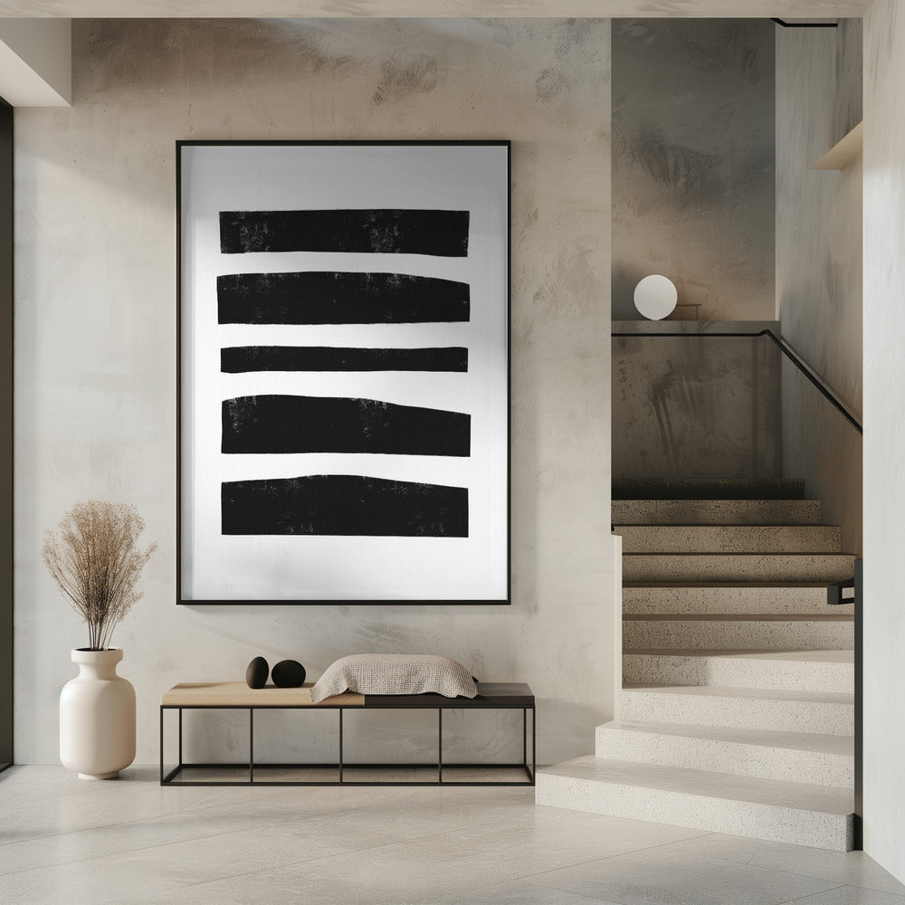 Monochrome Stripes | Poster