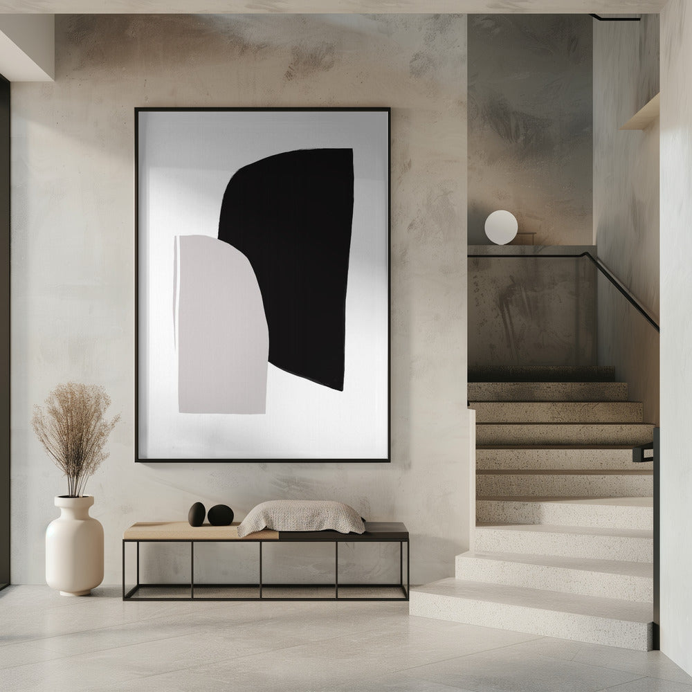 Monochrome Shapes | Poster