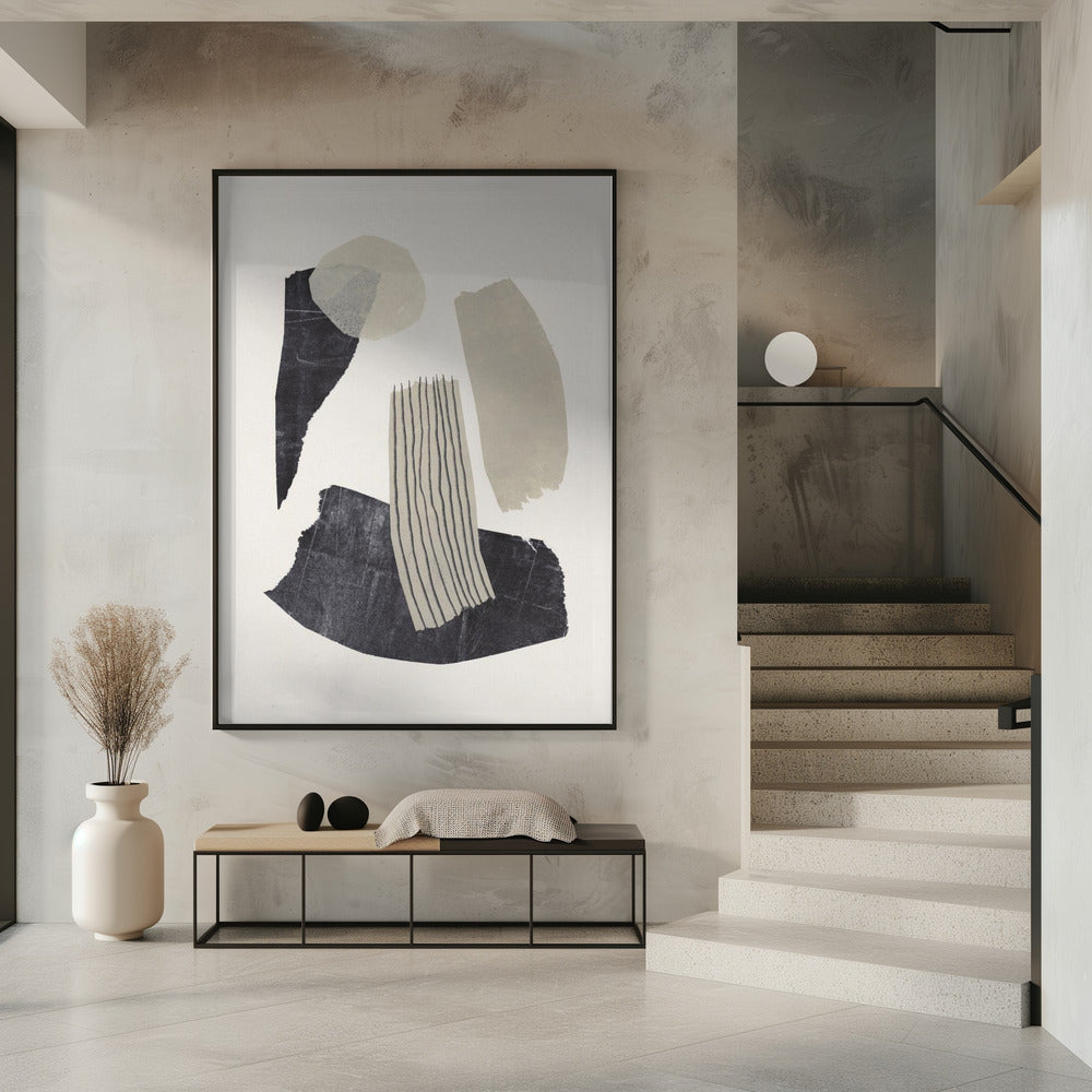 Monochrome Shapes #2 | Poster