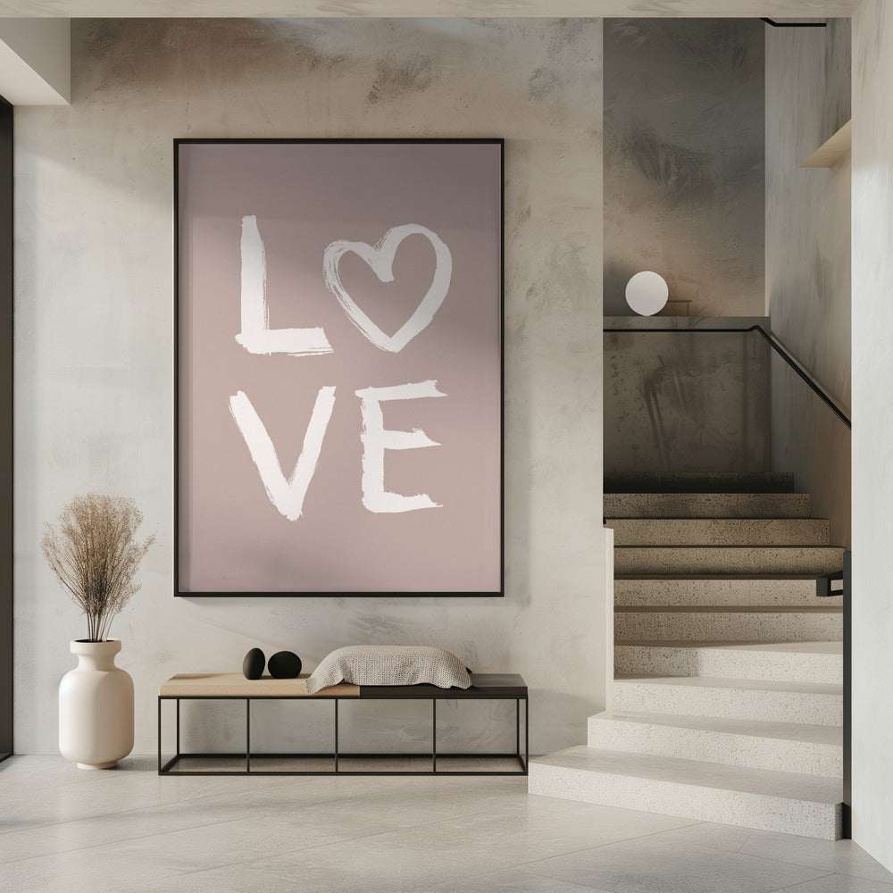 LOVE Toothy Pink | Poster