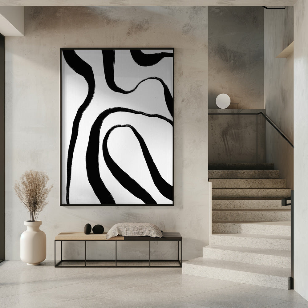 Zebra Flow Harmony | Poster
