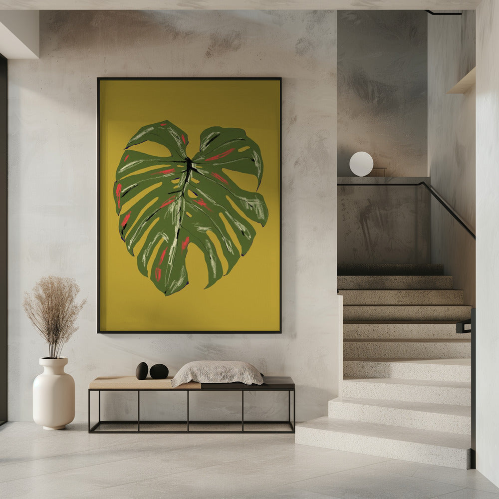 Monstera Leaf Green | Poster