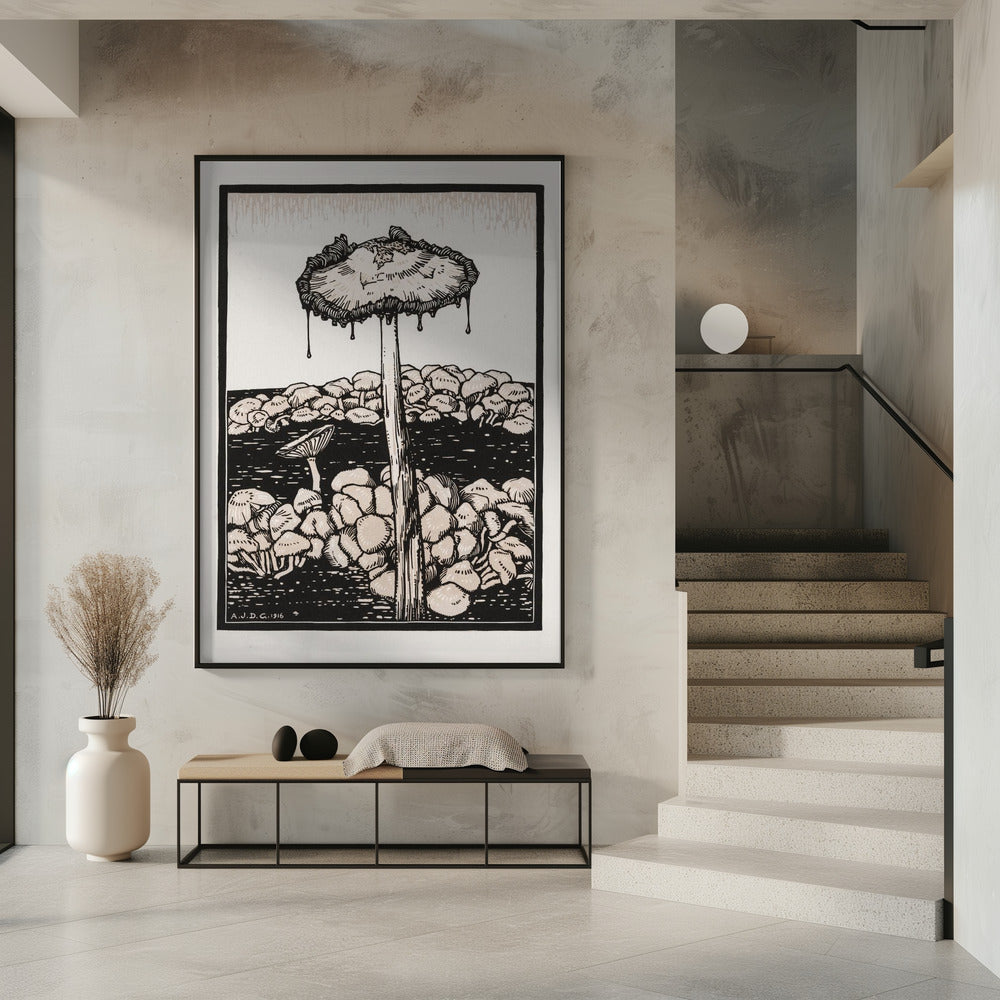Dripping Mushroom 1916 | Poster