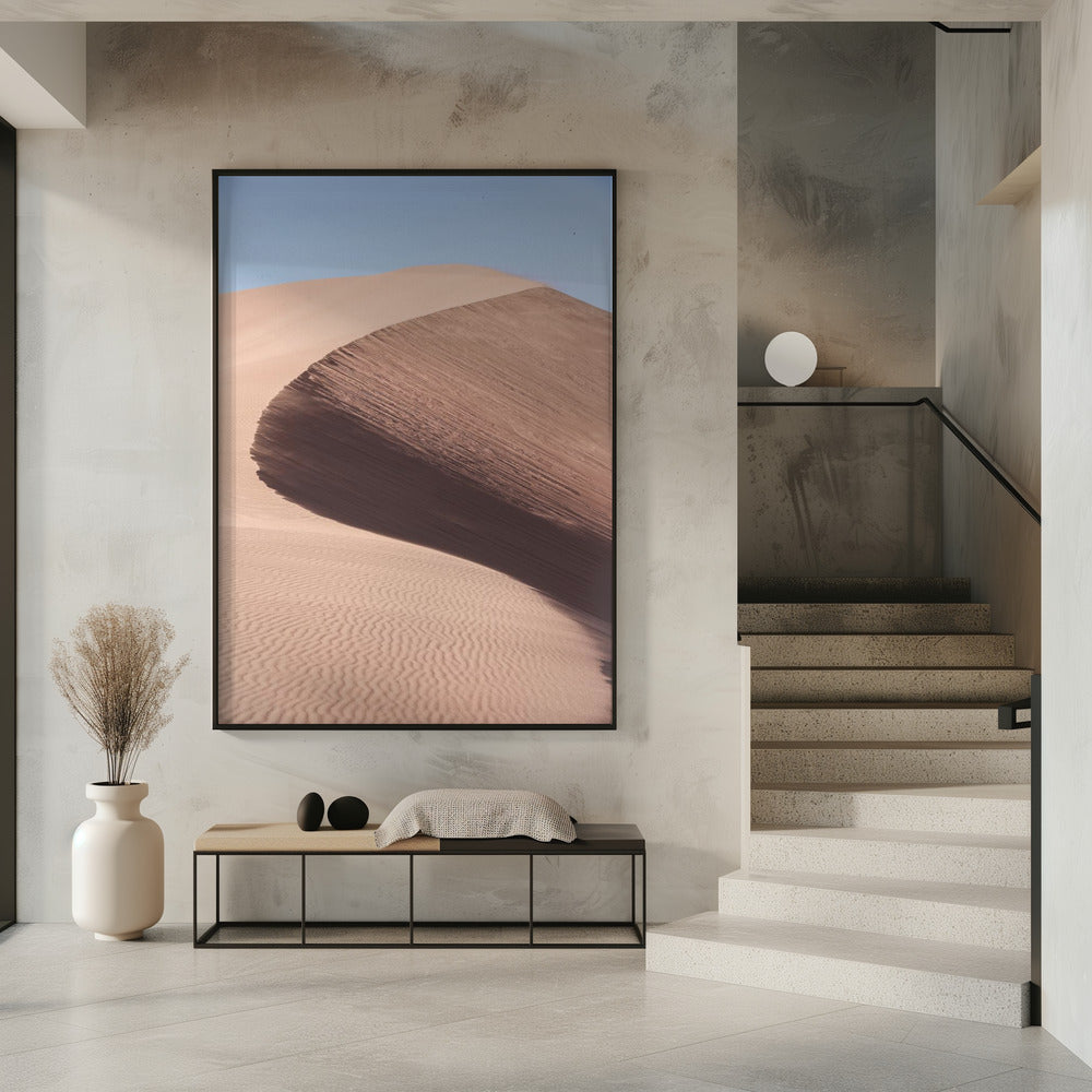 Desert's Graceful Curve | Poster