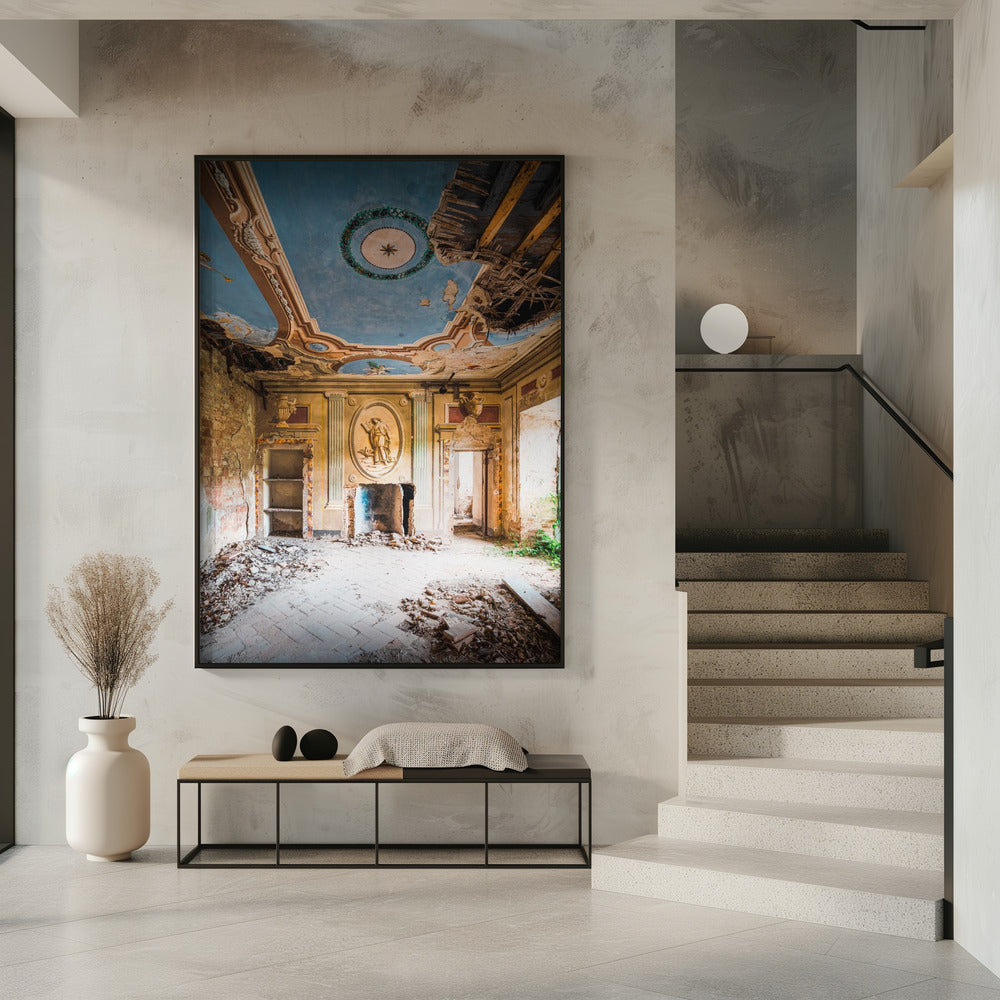 Abandoned Villa with Fresco | Poster
