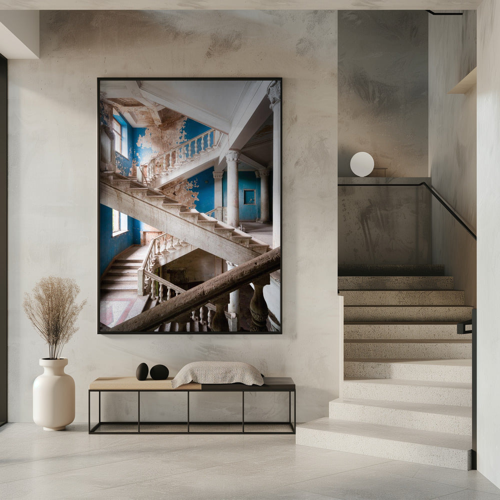 Blue Staircase | Poster