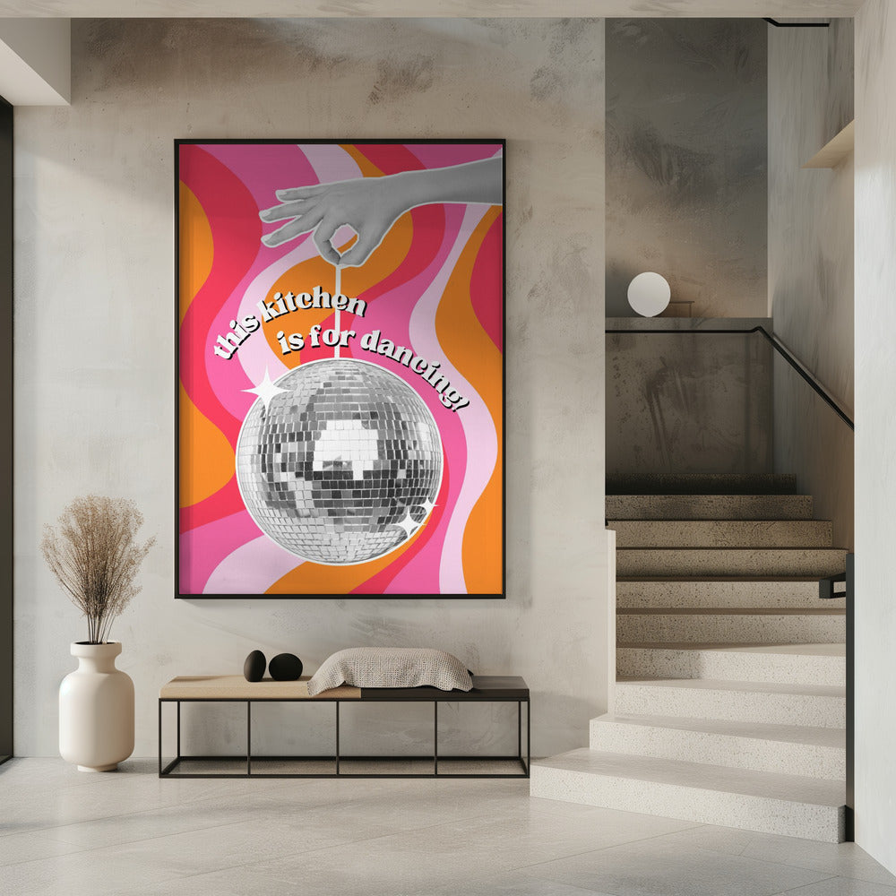 Disco Kitchen Vibes | Poster