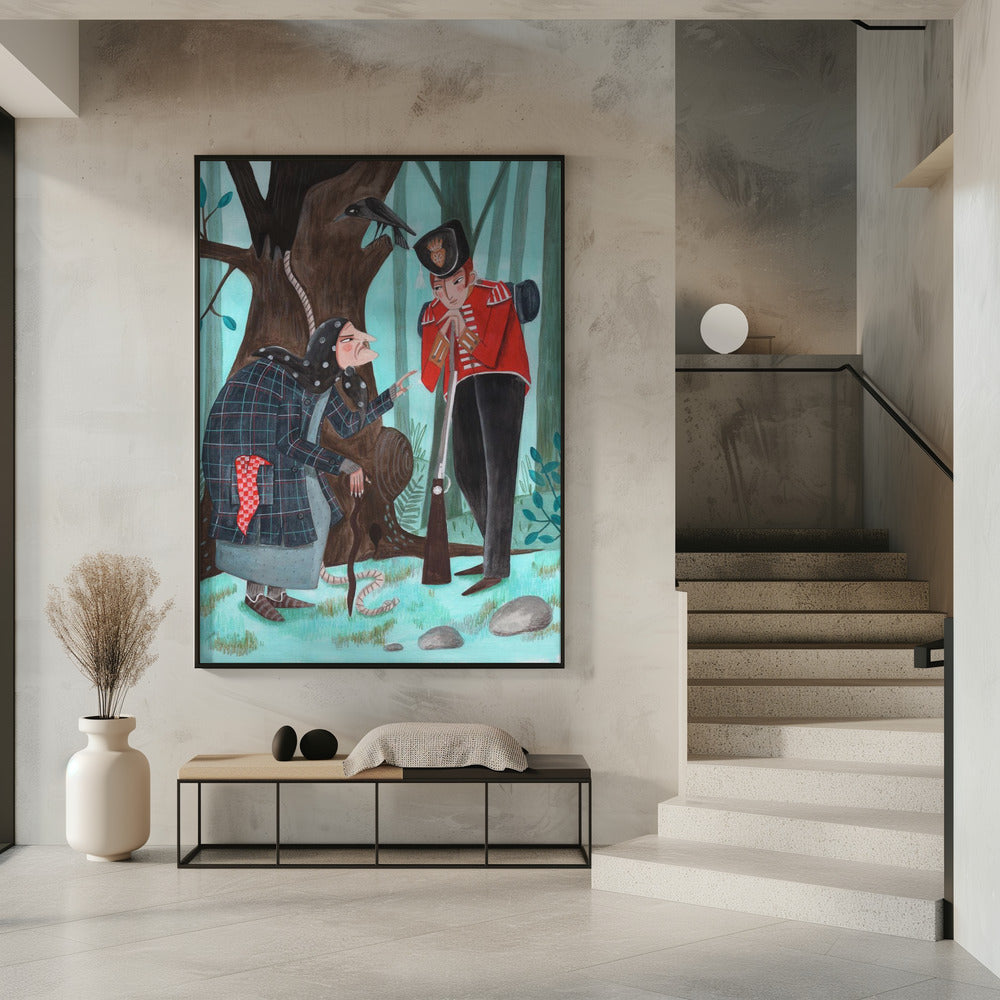 Fairy tale soldier and the witch | Poster