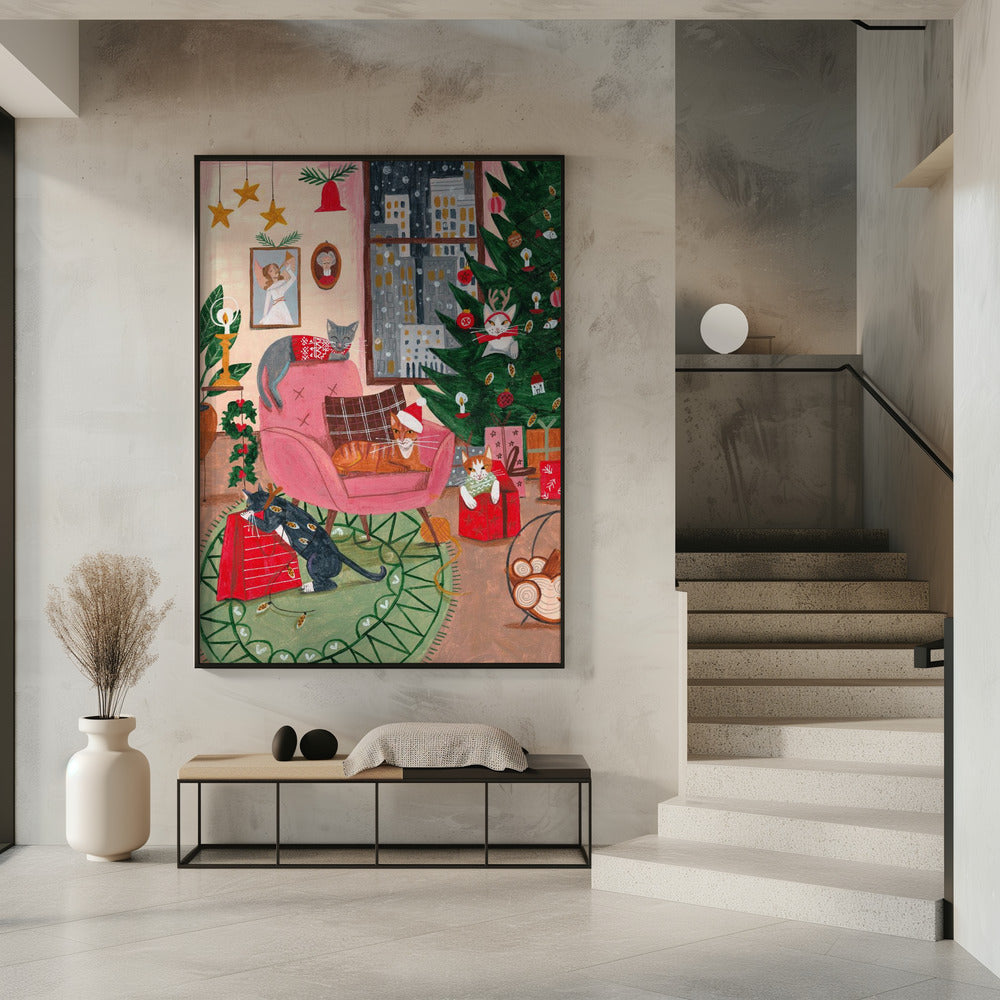 Christmas Cats in NY | Poster