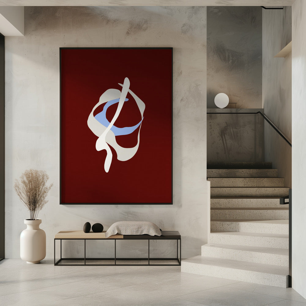 Dart red abstract | Poster