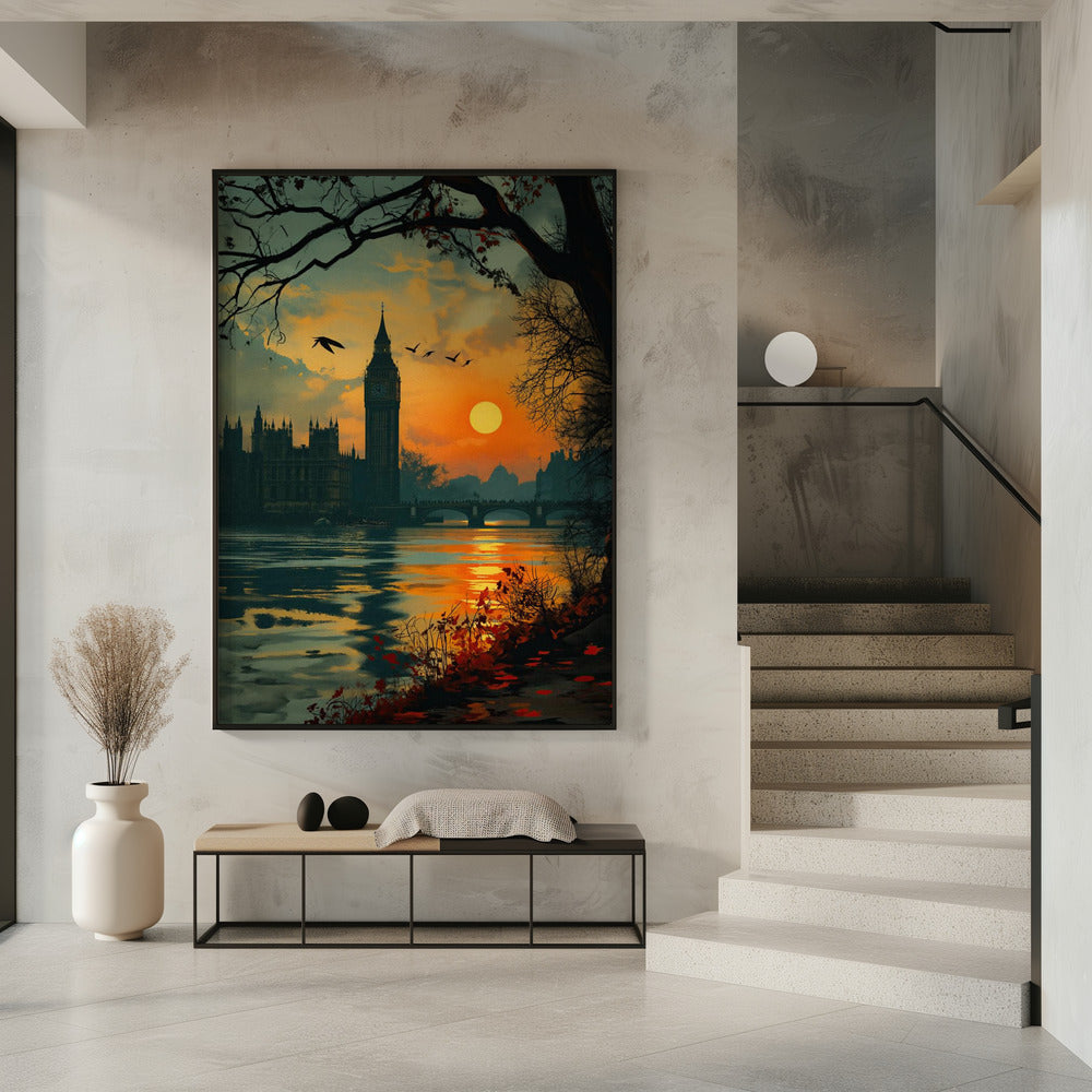 View from the Thames | Poster