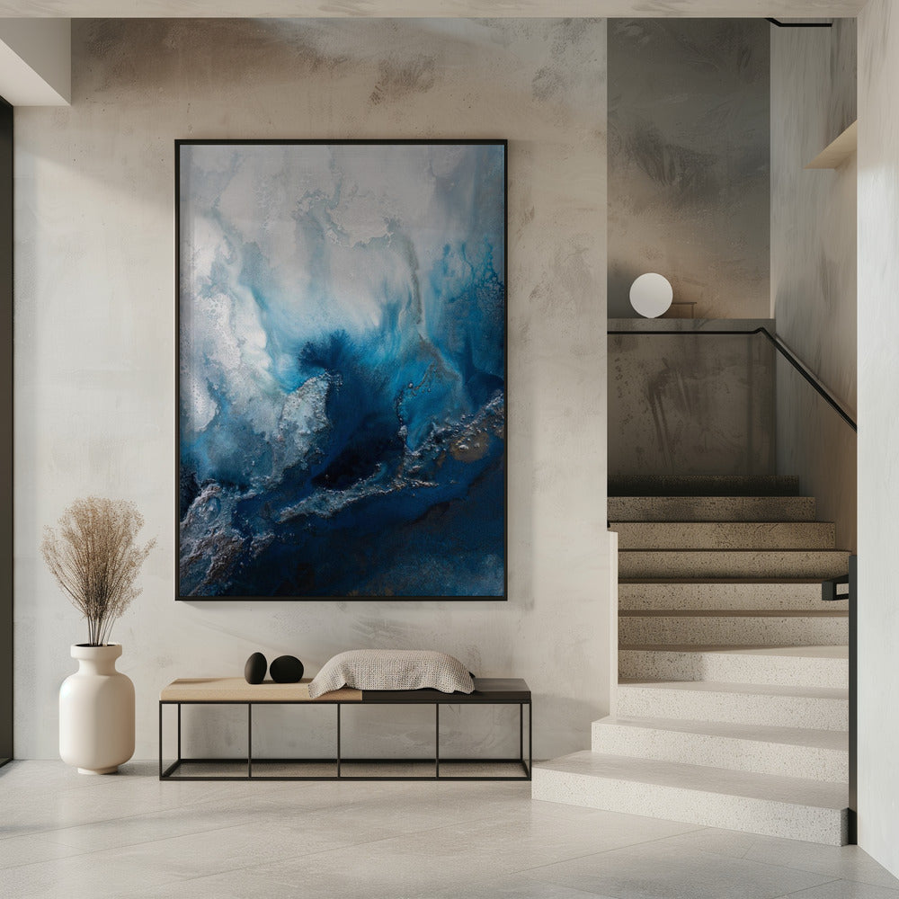 Seascape abstraction - Blue Waters | Poster