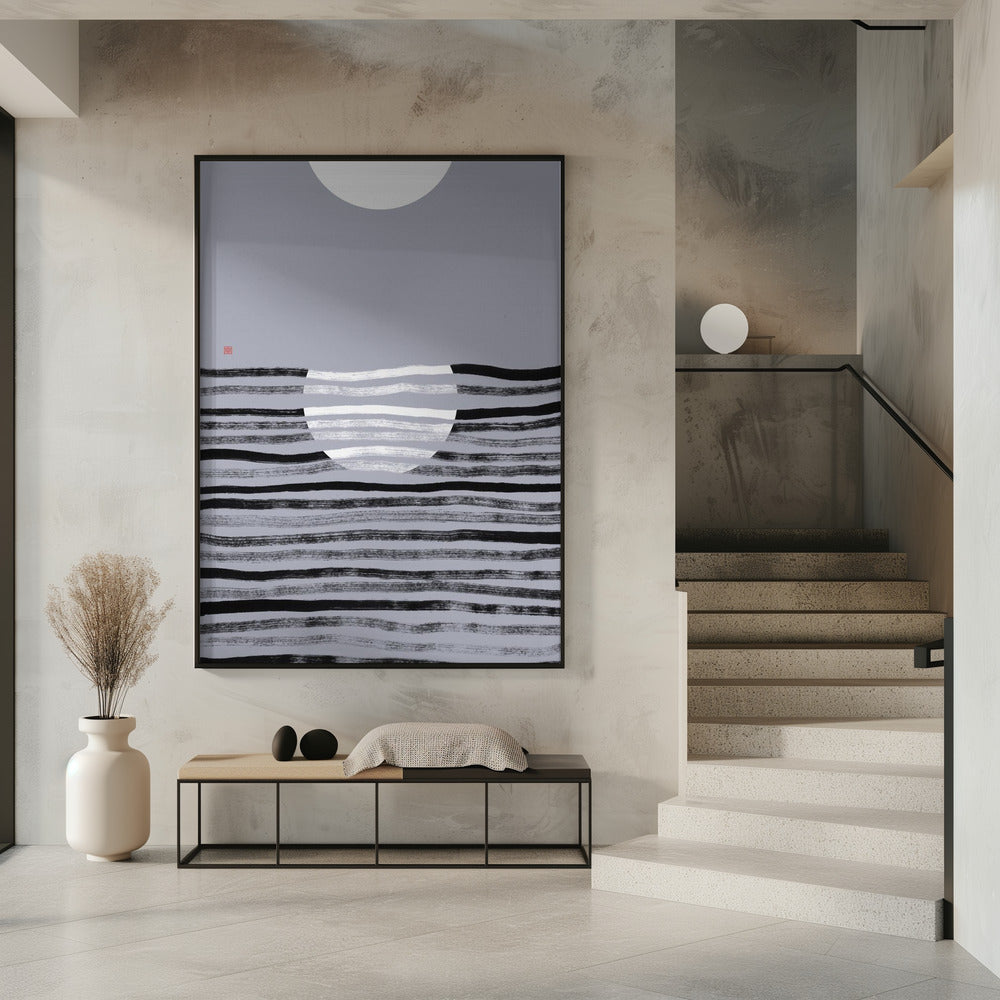 Hidden Moon N°2 | Reflection | Poster