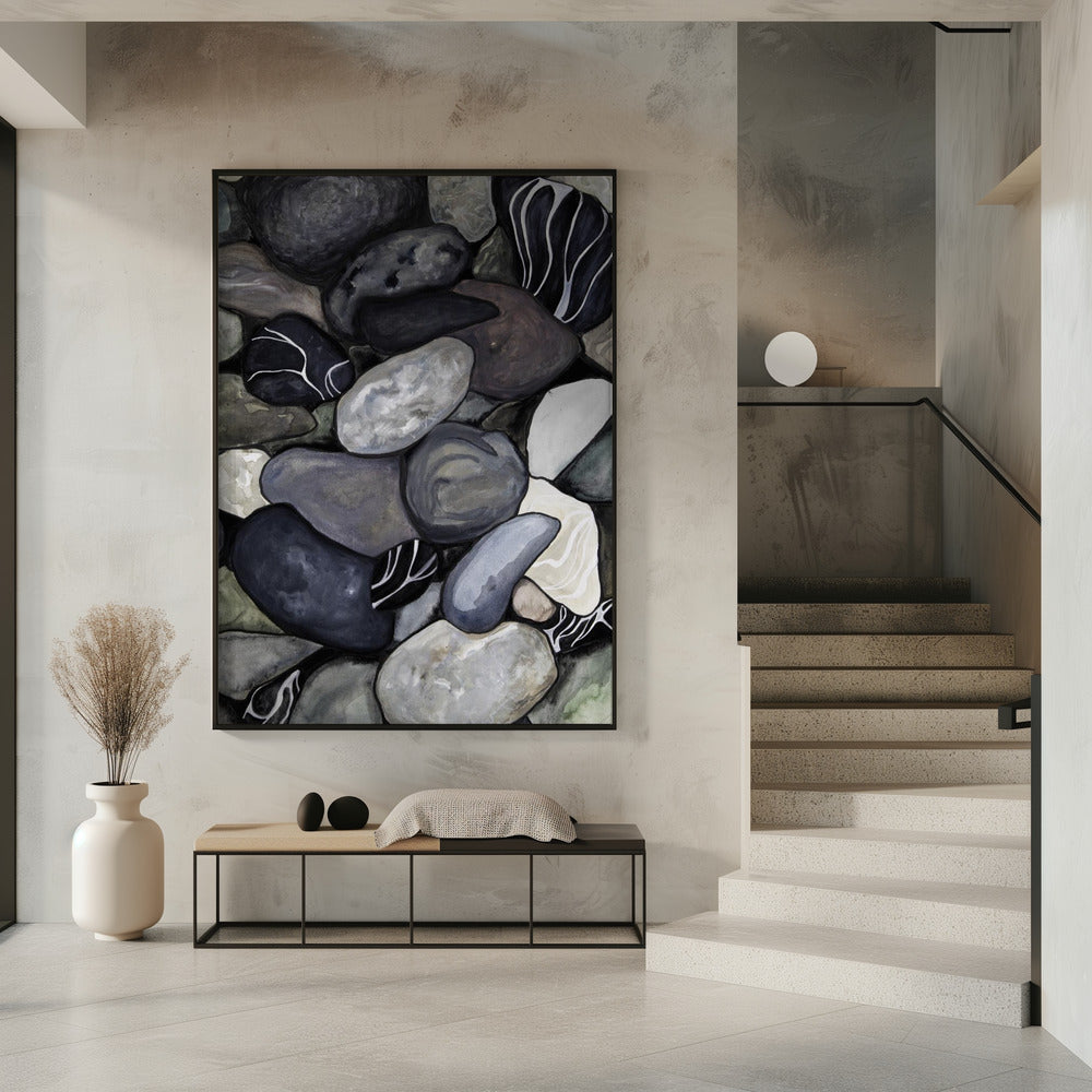 Beach stones | Poster