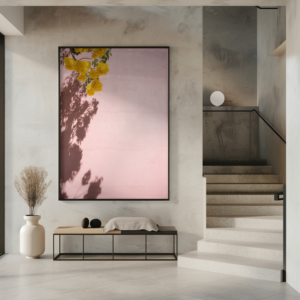 Yellow and Pink | Oaxaca Mexico | Poster