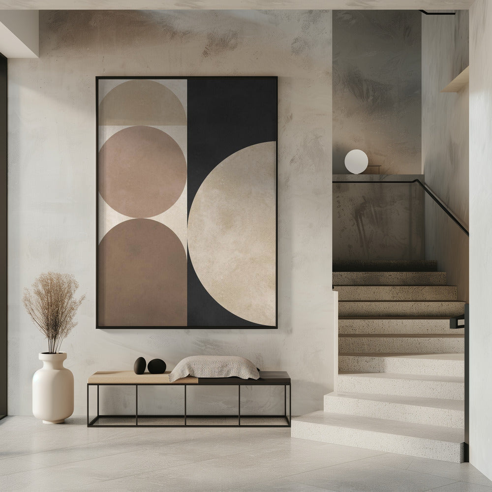 Brown geometry 5 | Poster