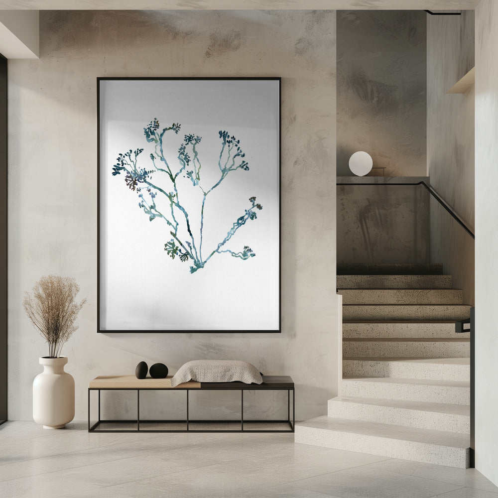 Delicate Blue Flowers 2 | Poster