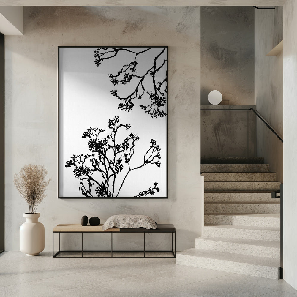 Blossom Trees Silhouette | Poster
