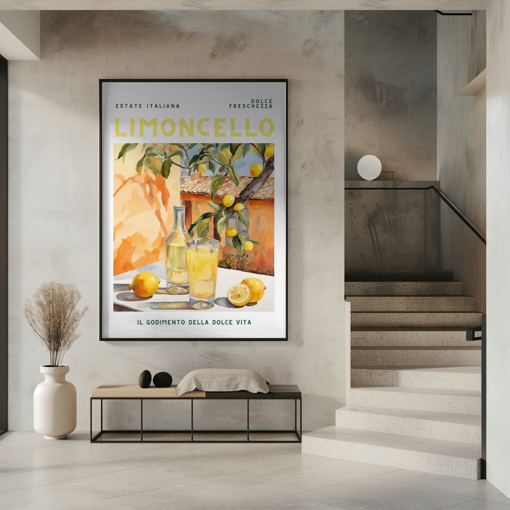 Limoncello, Aquarell, Fresh | Poster