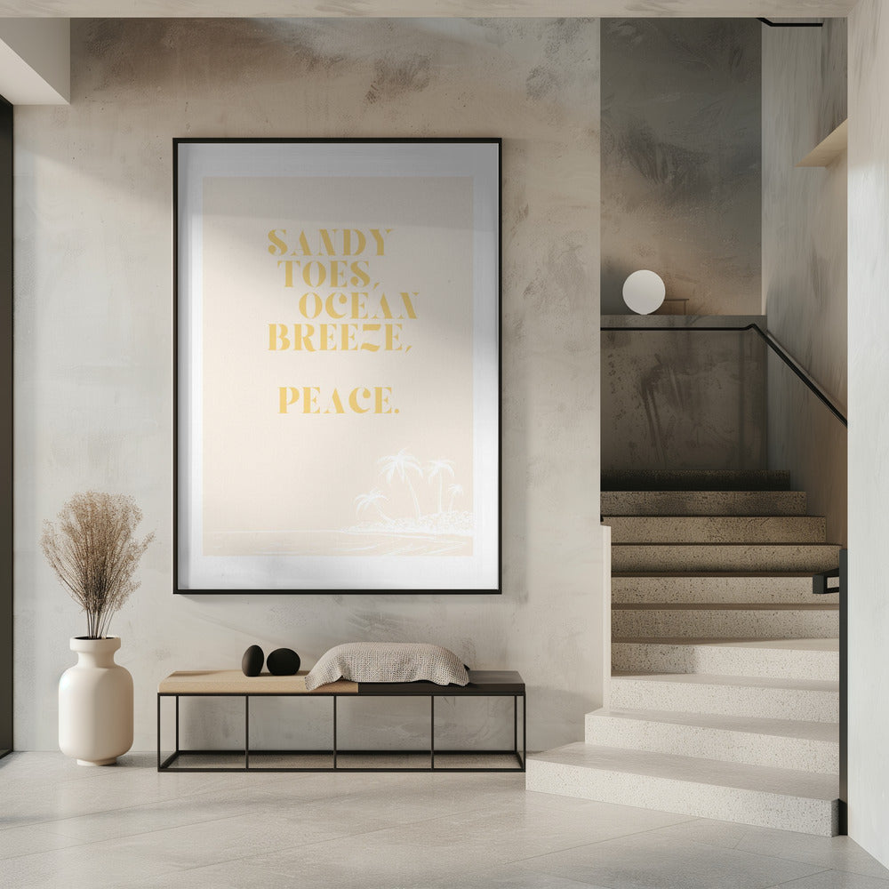 Ocean breeze, peace | Poster