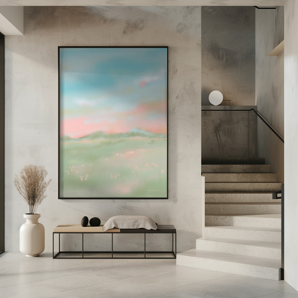 Dreamy Pastel Meadow | Poster