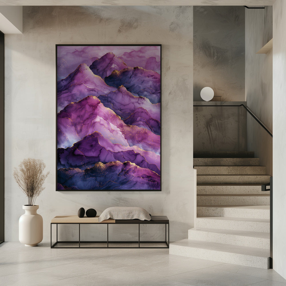 Magical amethyst Ladscape Graphic (8) | Poster