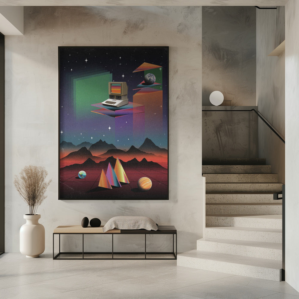 80s CRT Computer | Poster