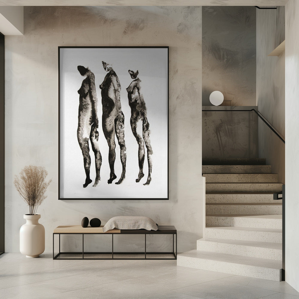 Figure Study 3x | Poster