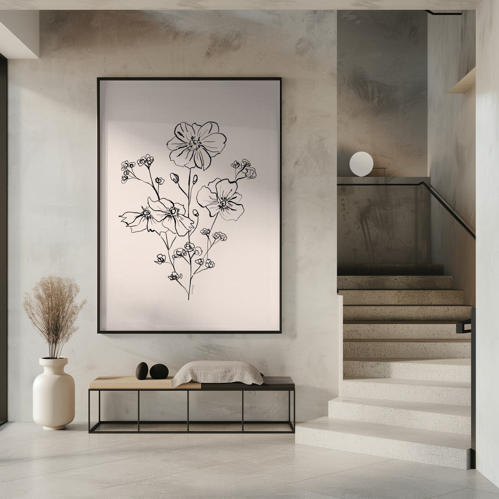 Wild Roses Bouquet | Poster