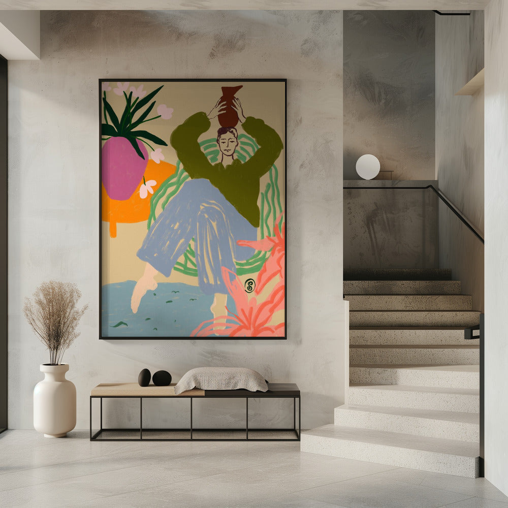 Woman With a Vessel | Poster