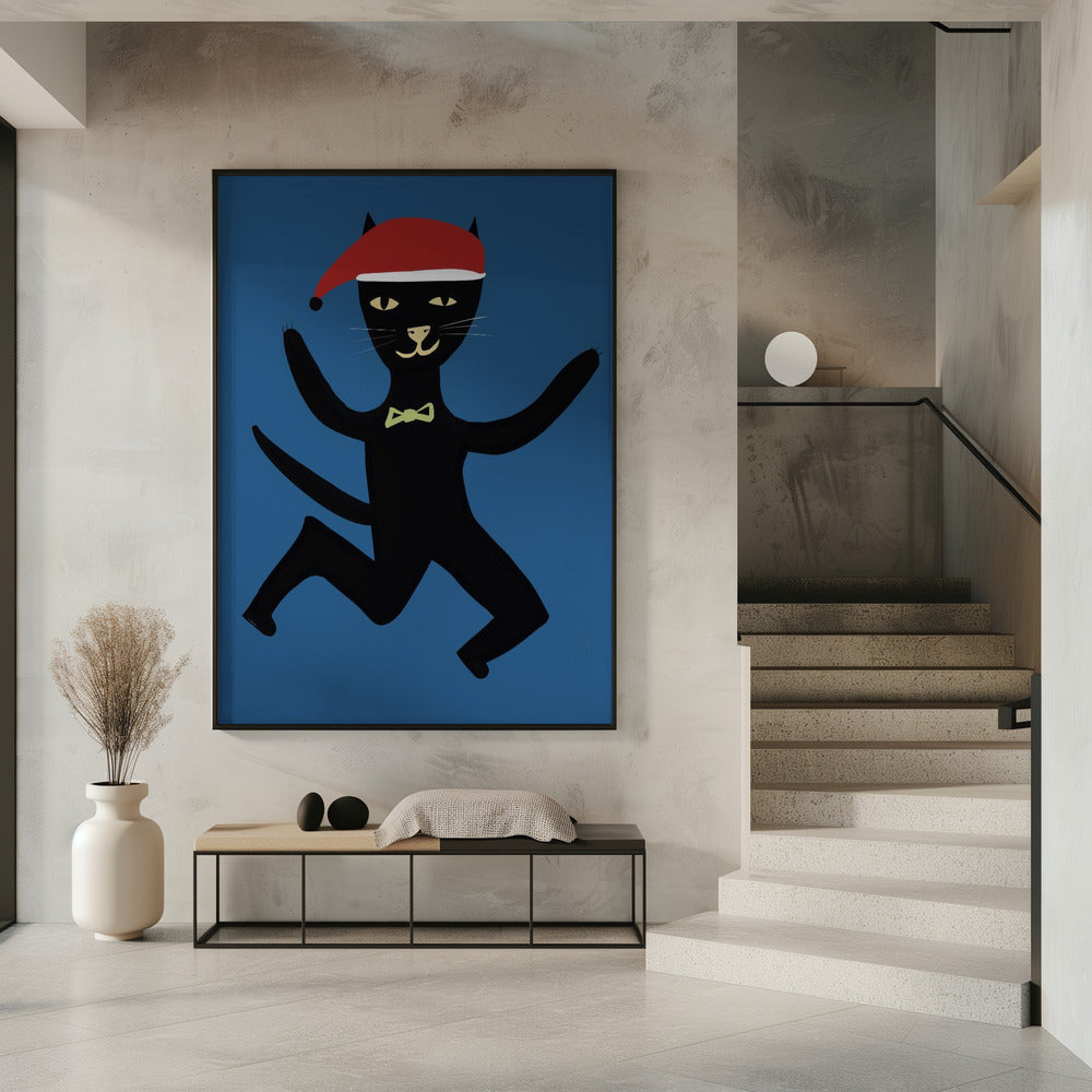 Xmas cat | Poster
