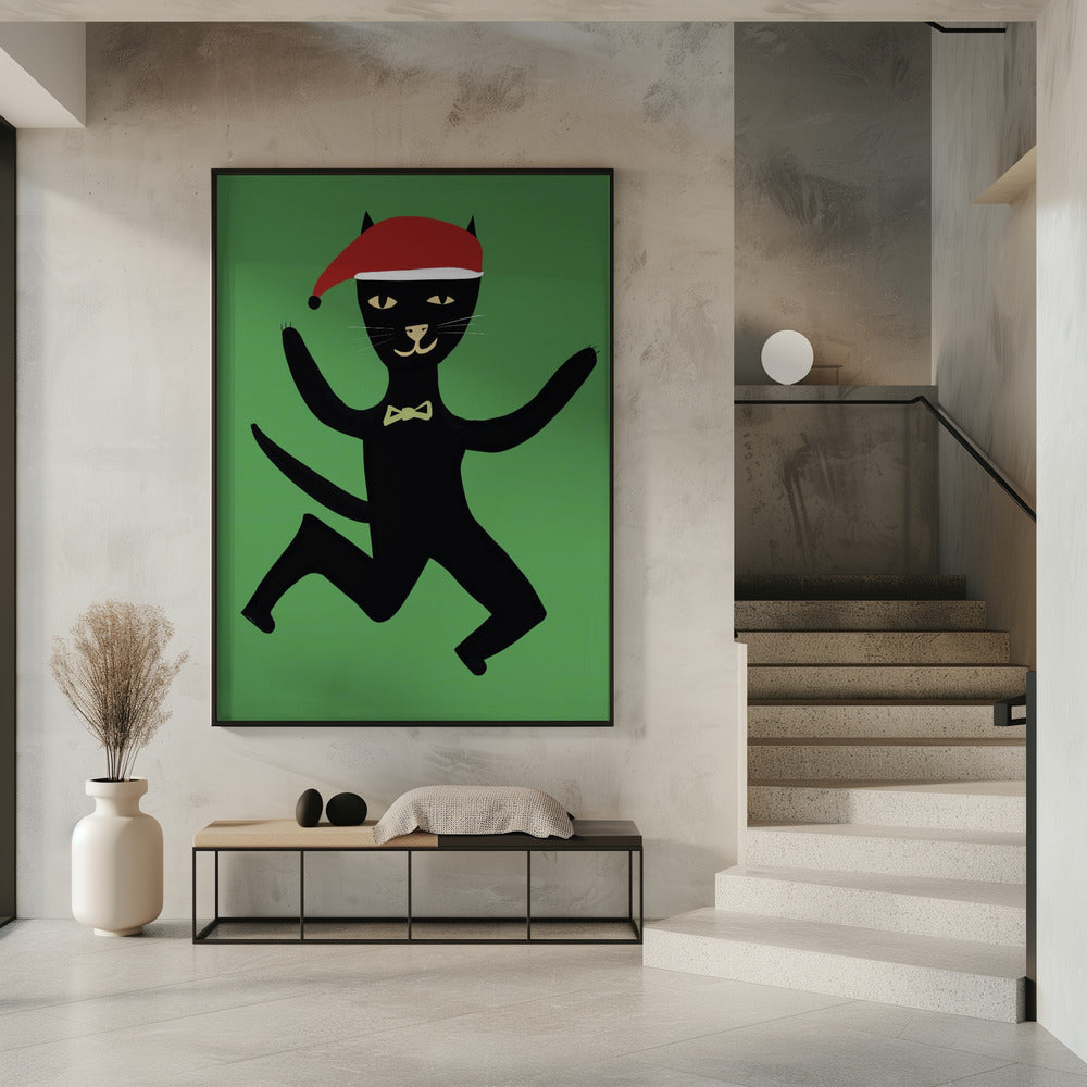 Xmas cat | Poster