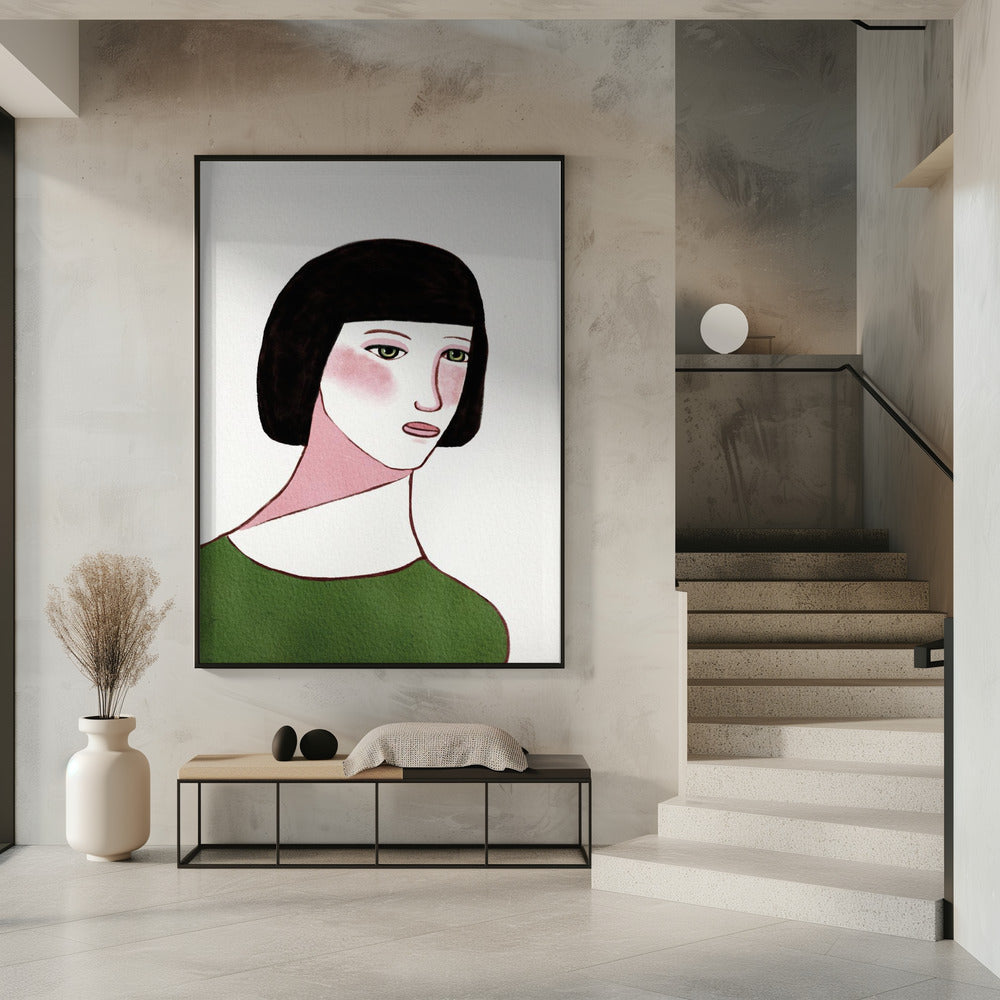 Young lady | Poster