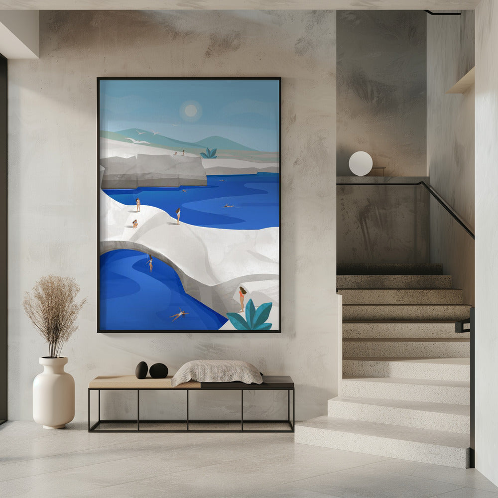 Cliff Jumping, Greece | Poster