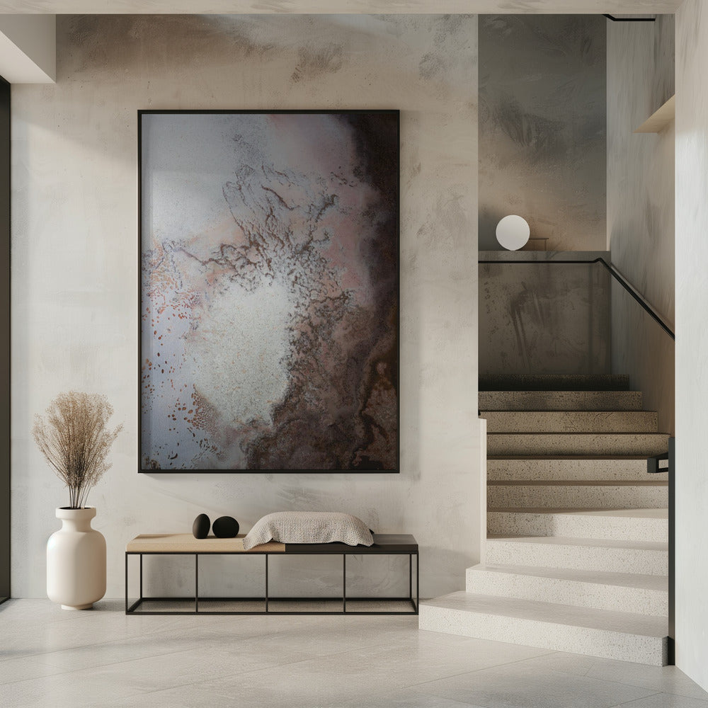 Lake Eyre Upscaled - red earth vibes | Poster