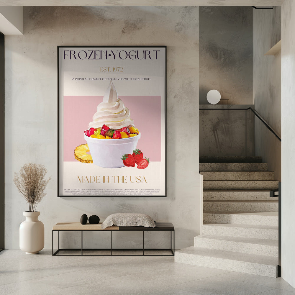 Swirl of Frozen Yogurt | Poster