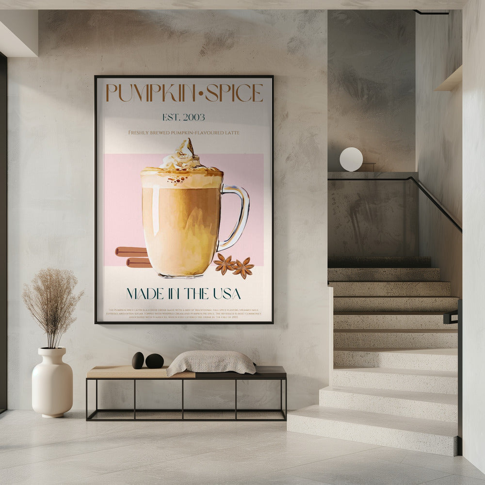 Autumn Latte Delight | Poster